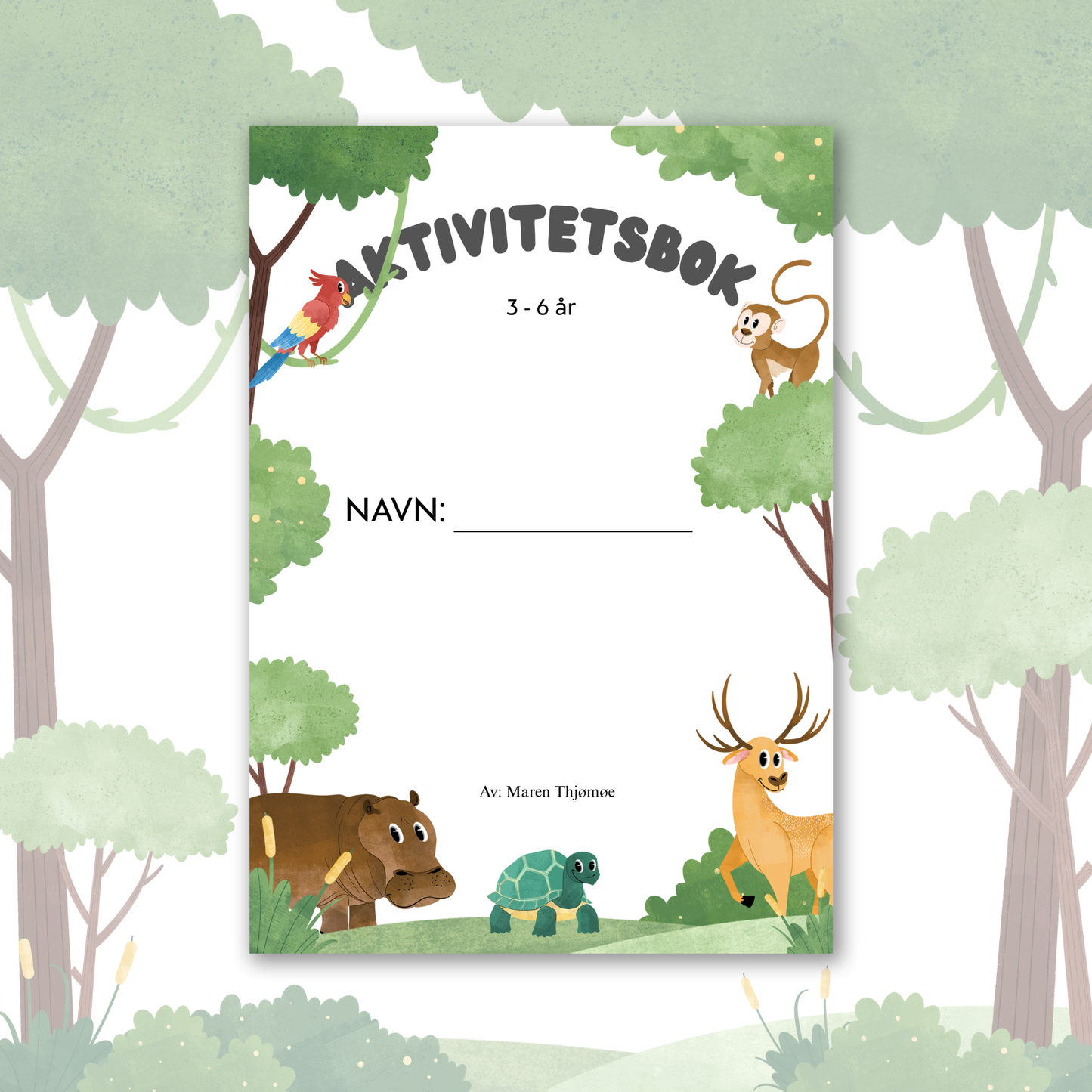 Aktivitetsbok 3 til 6 år - digital fil