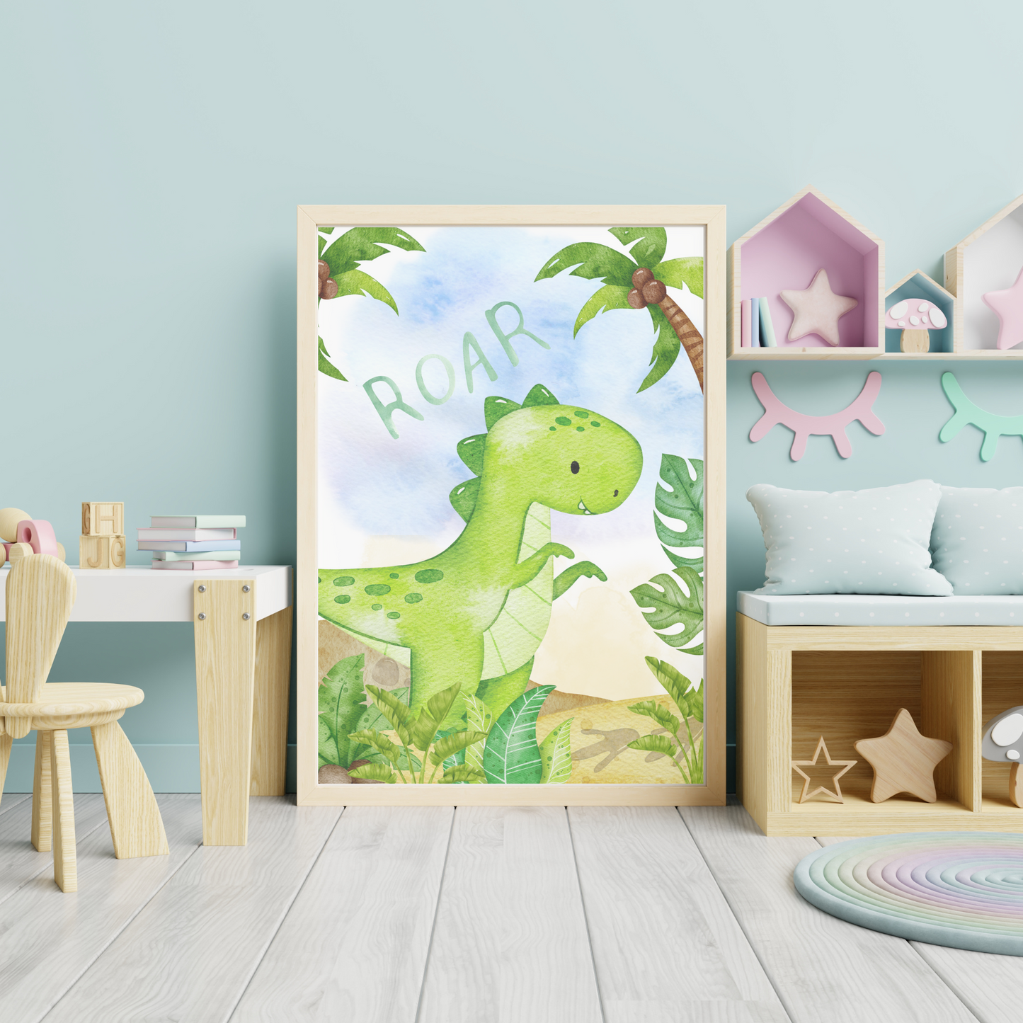 Nysgjerrig dinosaur (ROAR) - Print