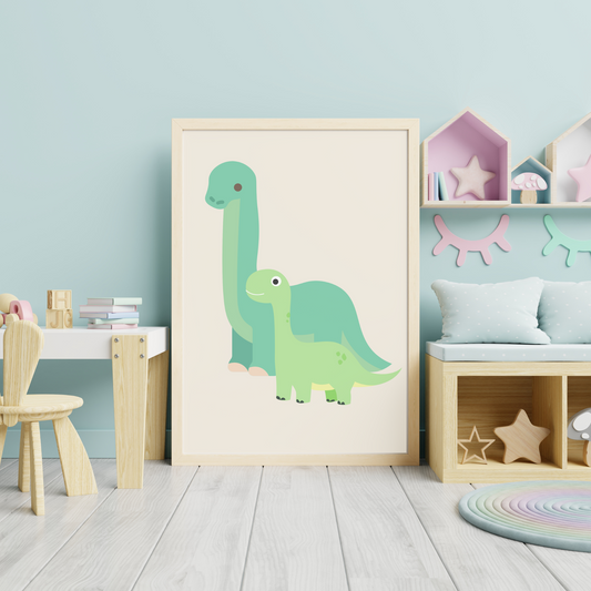 Dinosaur (forelder + barn) - digital fil