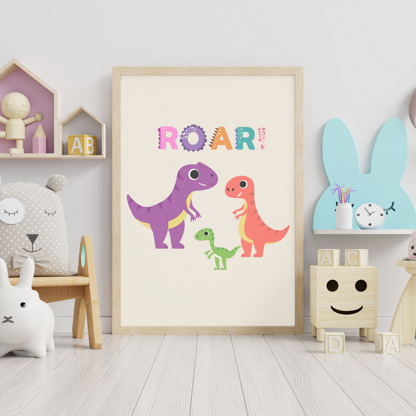 Dinosaurfamilie - digital fil