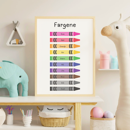 Fargene - digital fil