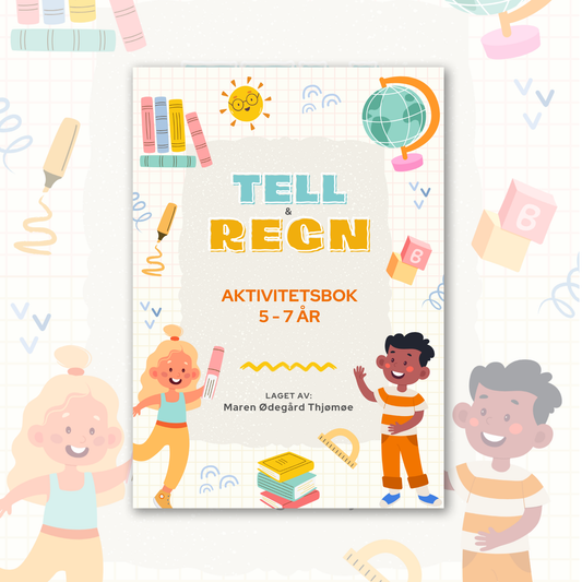 Aktivitetsbok matematikk (5 til 7 år) - digital fil