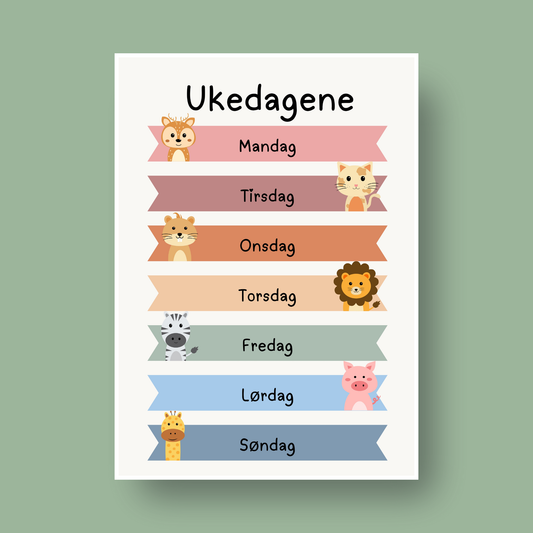 Ukedagene - digital fil