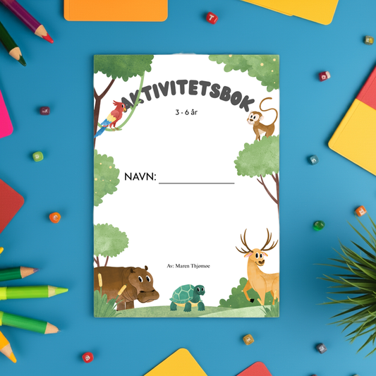 Aktivitetsbok 3 til 6 år - digital fil
