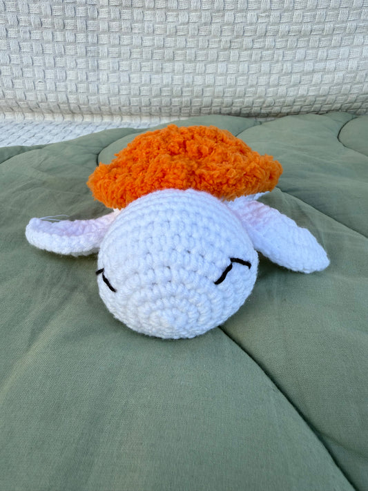 Fluffy skilpadde - oransje