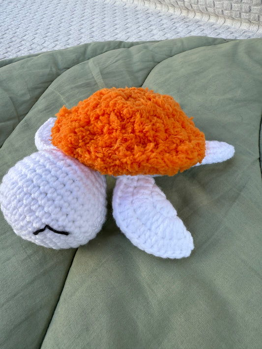 Fluffy skilpadde - oransje